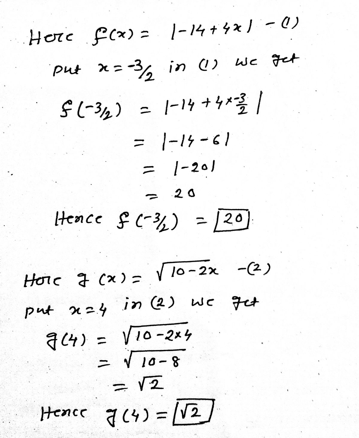 Algebra homework question answer, step 2, image 1